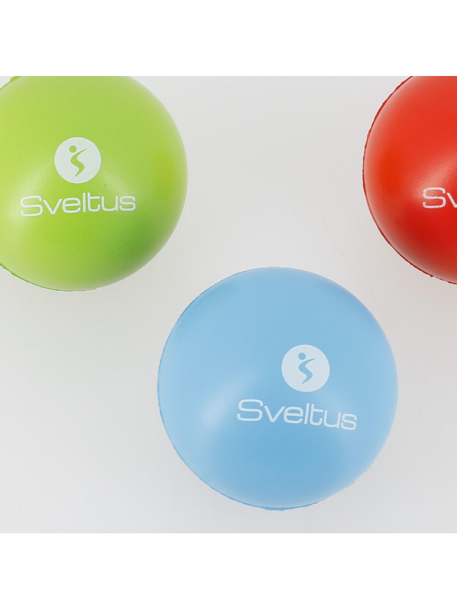 Pack de 3 balles de motricité multicolore - Sveltus