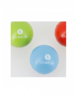 Pack de 3 balles de motricité multicolore - Sveltus