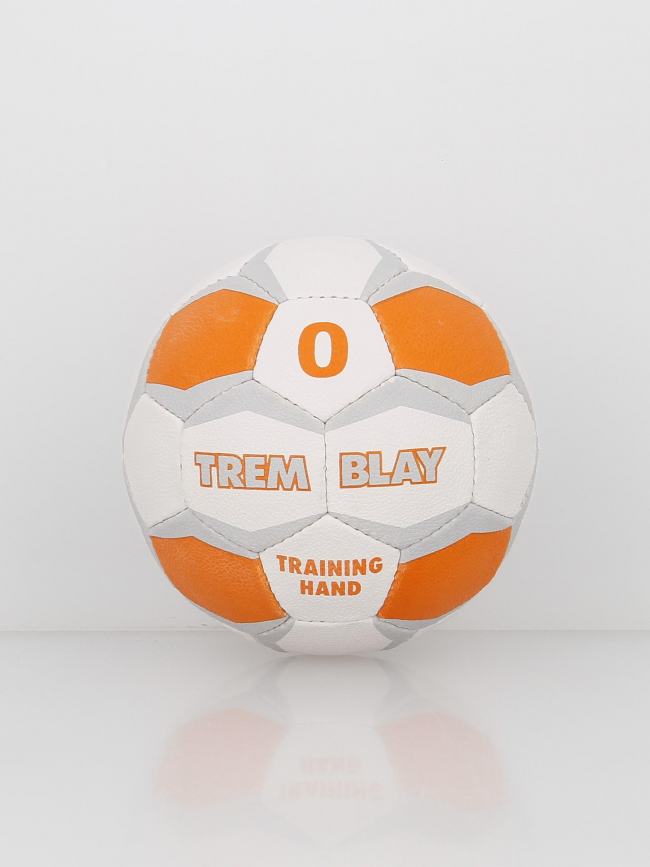 Ballon de handball taille 0 orange/blanc - Tremblay