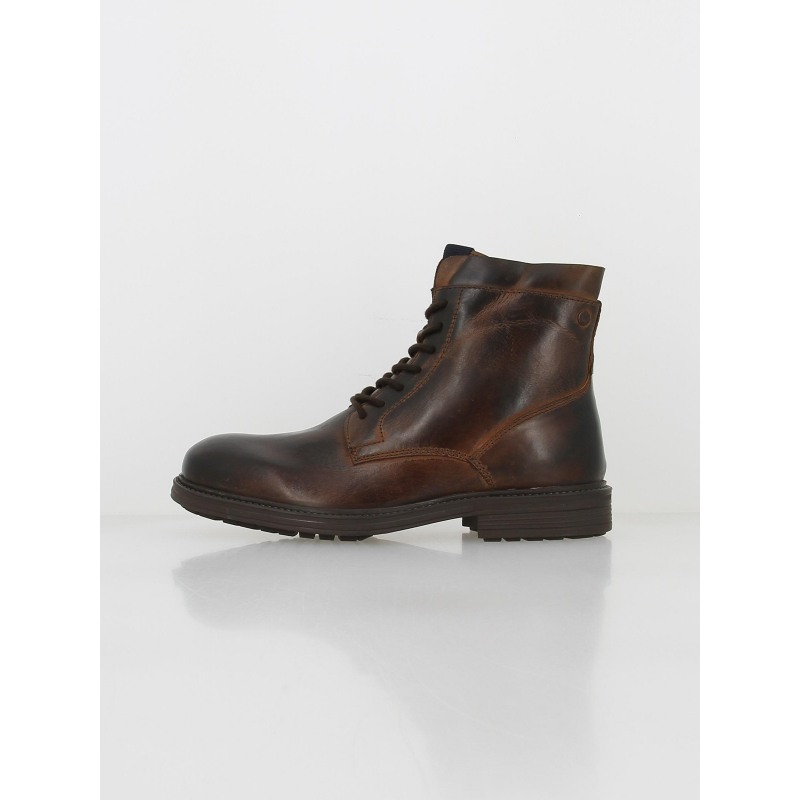 Boots en cuir delaney marron homme - Jack & Jones