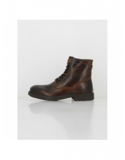 Boots en cuir delaney marron homme - Jack & Jones