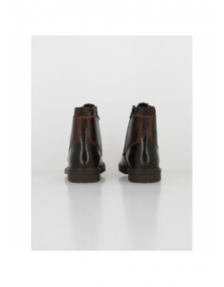 Boots en cuir delaney marron homme - Jack & Jones