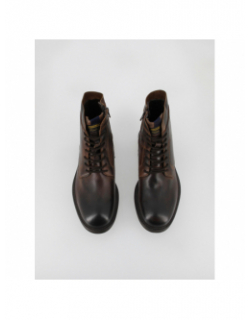 Boots en cuir delaney marron homme - Jack & Jones