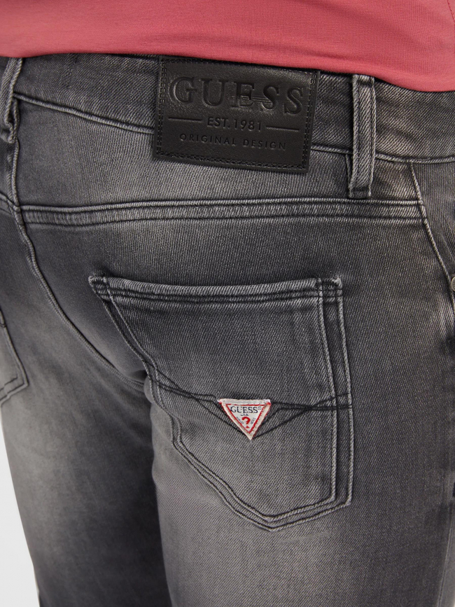 Jean skinny miami vintage gris homme - Guess