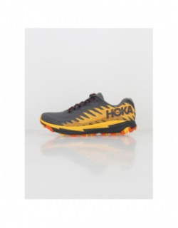 Chaussures de trail torrent 3 gris orange homme - Hoka