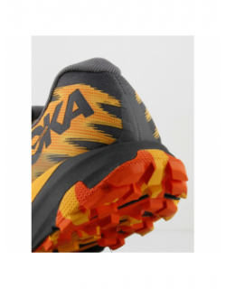 Chaussures de trail torrent 3 gris orange homme - Hoka