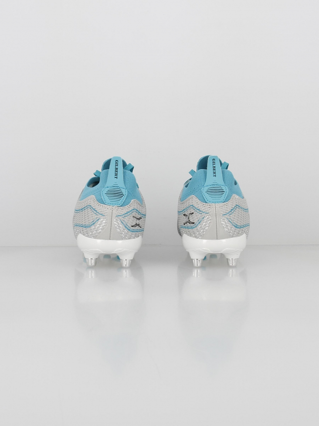 Chaussures de rugby cage pace 6s gris bleu homme - Gilbert