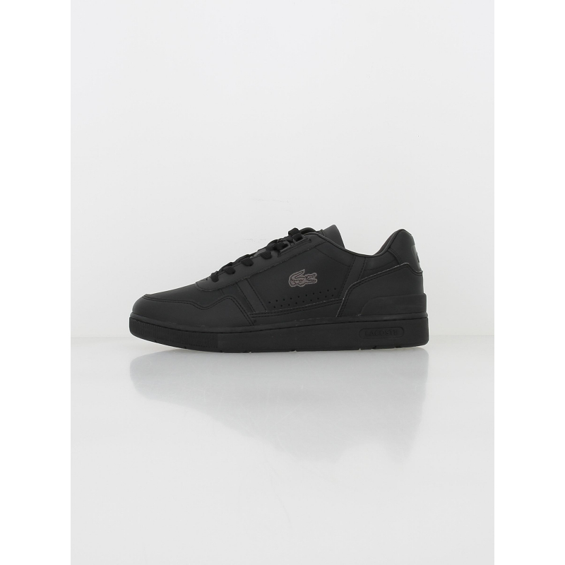 Baskets core essentials cuir noir homme - Lacoste