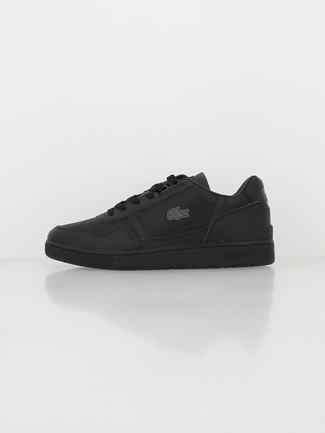 Baskets core essentials cuir noir homme - Lacoste