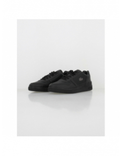 Baskets core essentials cuir noir homme - Lacoste