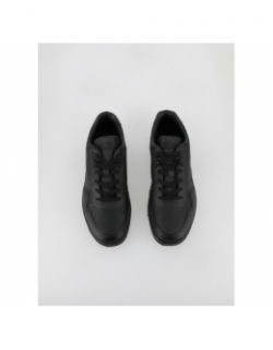 Baskets core essentials cuir noir homme - Lacoste