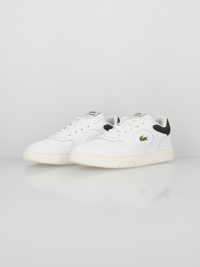 Baskets core essentials cuir blanc homme - Lacoste