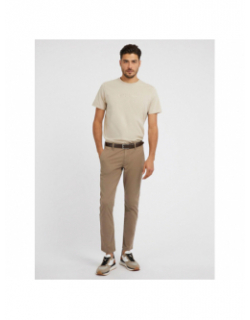 Pantalon chino daniel marron homme - Guess