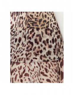 Jupe brigida smocked mini jaguar femme - Guess