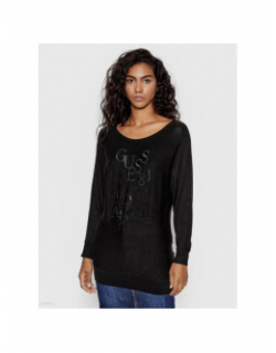 Pull long carole noir femme - Guess