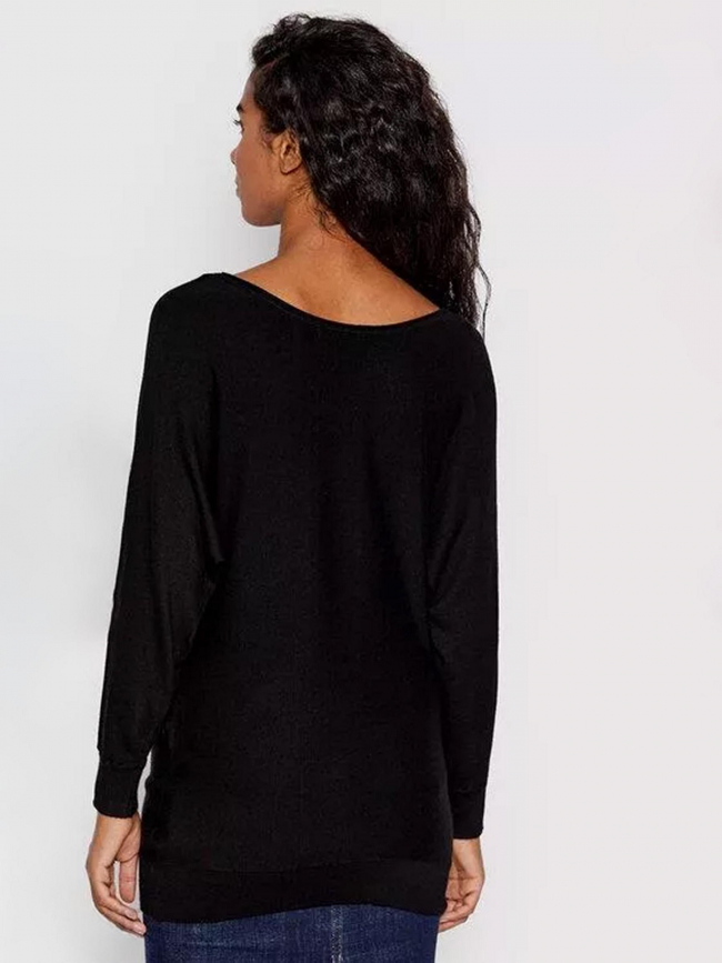 Pull long carole noir femme - Guess