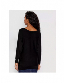 Pull long carole noir femme - Guess