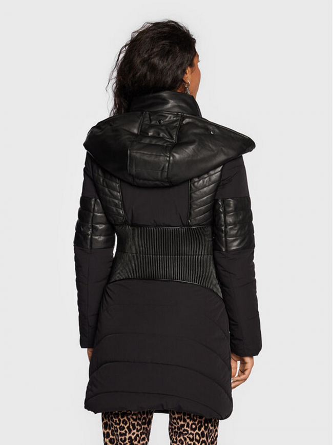Doudoune longue cintré new oxana noir femme - Guess
