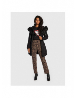 Doudoune longue cintré new oxana noir femme - Guess