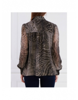 Blouse nadine marron femme - Guess