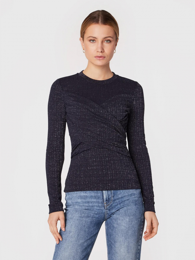 Pull kaeli paillette noir femme - Guess