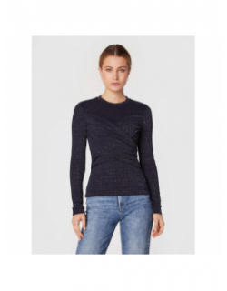 Pull kaeli paillette noir femme - Guess