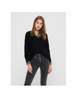 Pull en maille new megan noir femme - Jacqueline De Yong