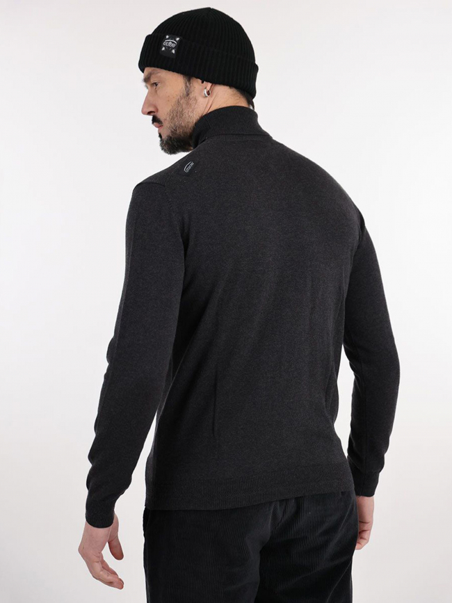 Pull col roulé perol gris anthracite homme - Oxbow