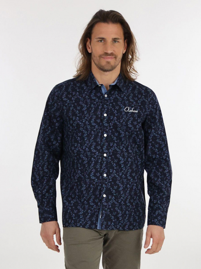Chemise à motifs cerling bleu marine homme - Oxbow