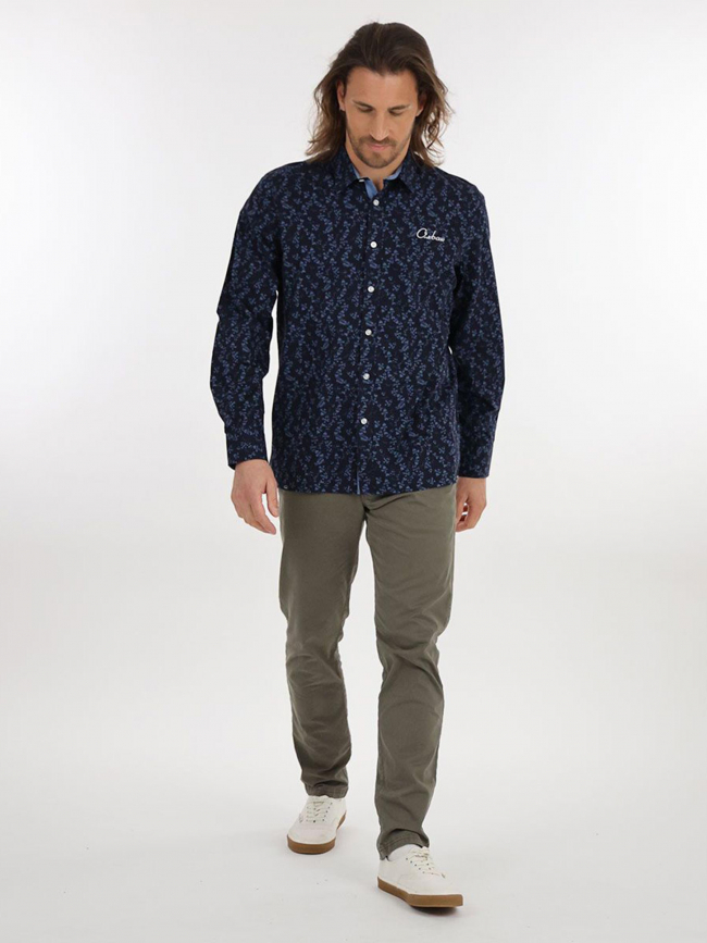 Chemise à motifs cerling bleu marine homme - Oxbow