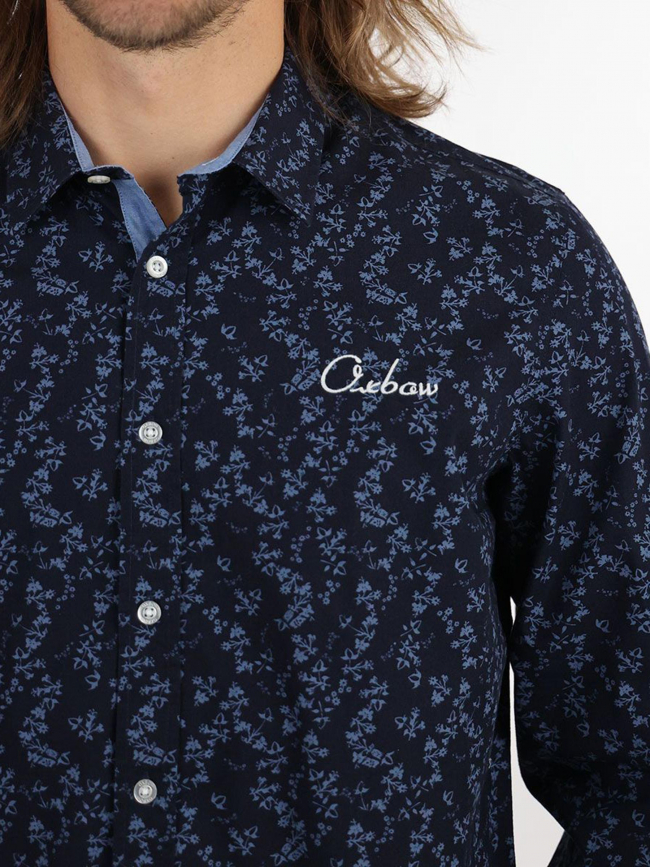Chemise à motifs cerling bleu marine homme - Oxbow
