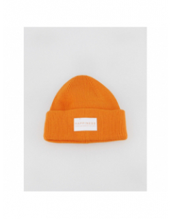 Bonnet alpha life rib orange femme - Only