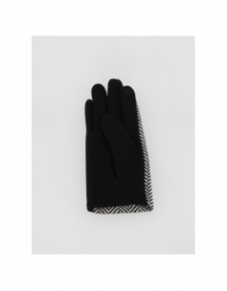 Gants tactiles en laine chevrons marion noir femme - Only