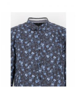 Chemise à fleurs axel bleu homme - Teddy Smith