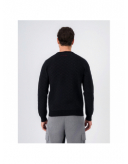 Pull motif relief denver noir homme - Teddy Smith