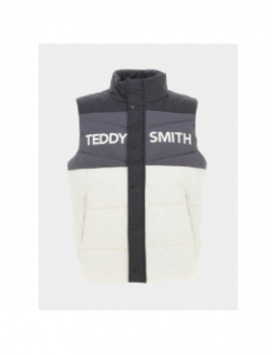 Doudoune sans manche colorblock trunk blanc homme - Teddy Smith