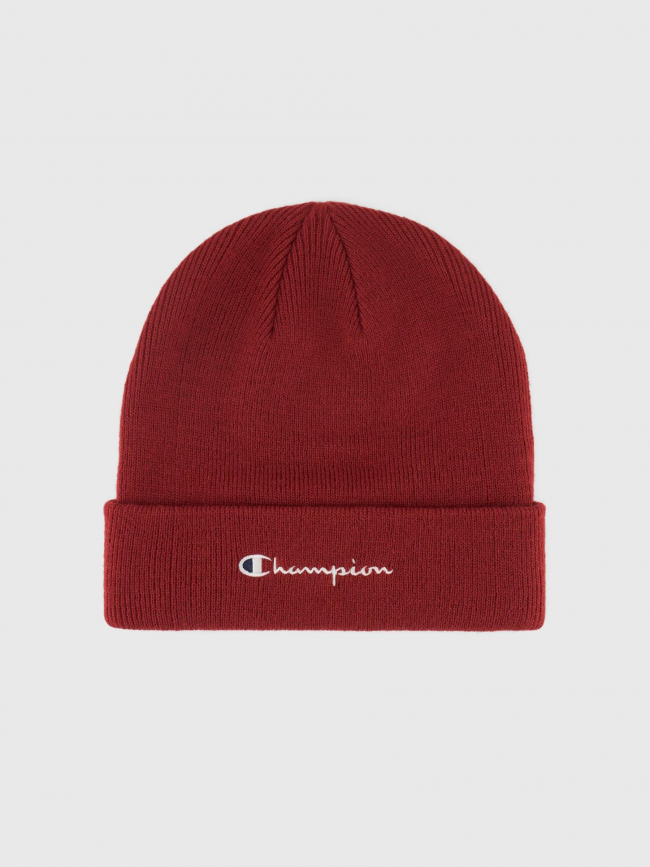 Bonnet uni logo brodé bordeaux - Champion