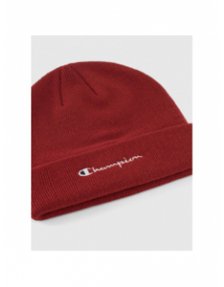 Bonnet uni logo brodé bordeaux - Champion