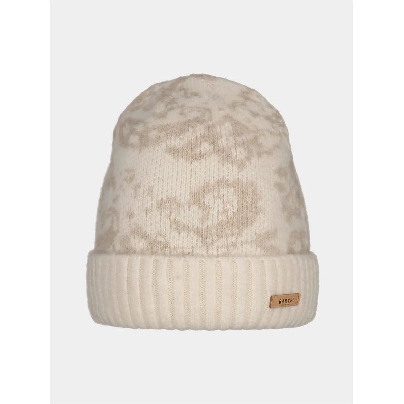 Bonnet tanua imprimé beige femme - Barts