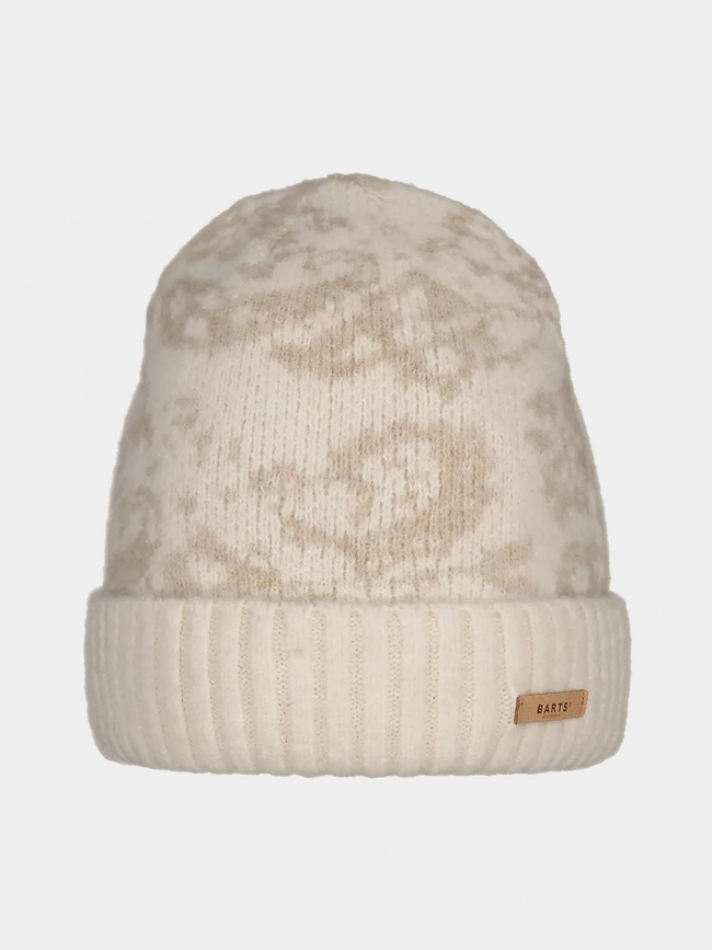 Bonnet tanua imprimé beige femme - Barts