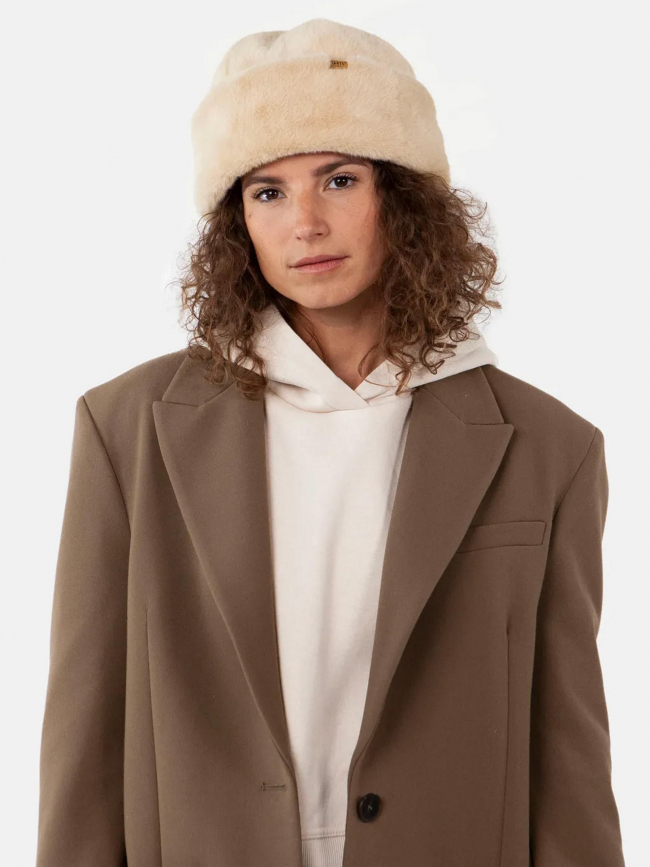 Chapeau fasse fourrure cherrybush beige femme - Barts