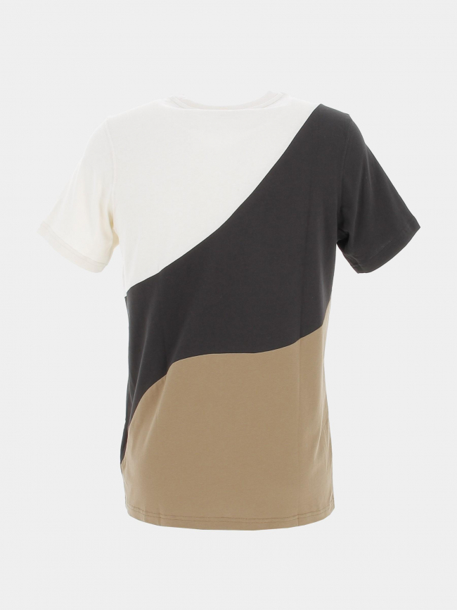 T-shirt colorblock cat beige marron homme - Puma