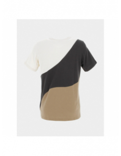 T-shirt colorblock cat beige marron homme - Puma