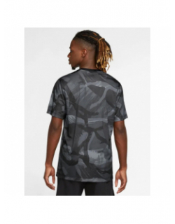 T-shirt de sport camo dri-fit gris homme - Nike