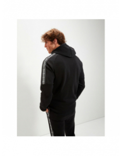 Sweat zippé à capuche paviso réfléchissant noir homme - Ellesse