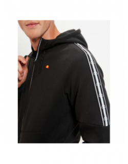 Sweat zippé à capuche paviso réfléchissant noir homme - Ellesse