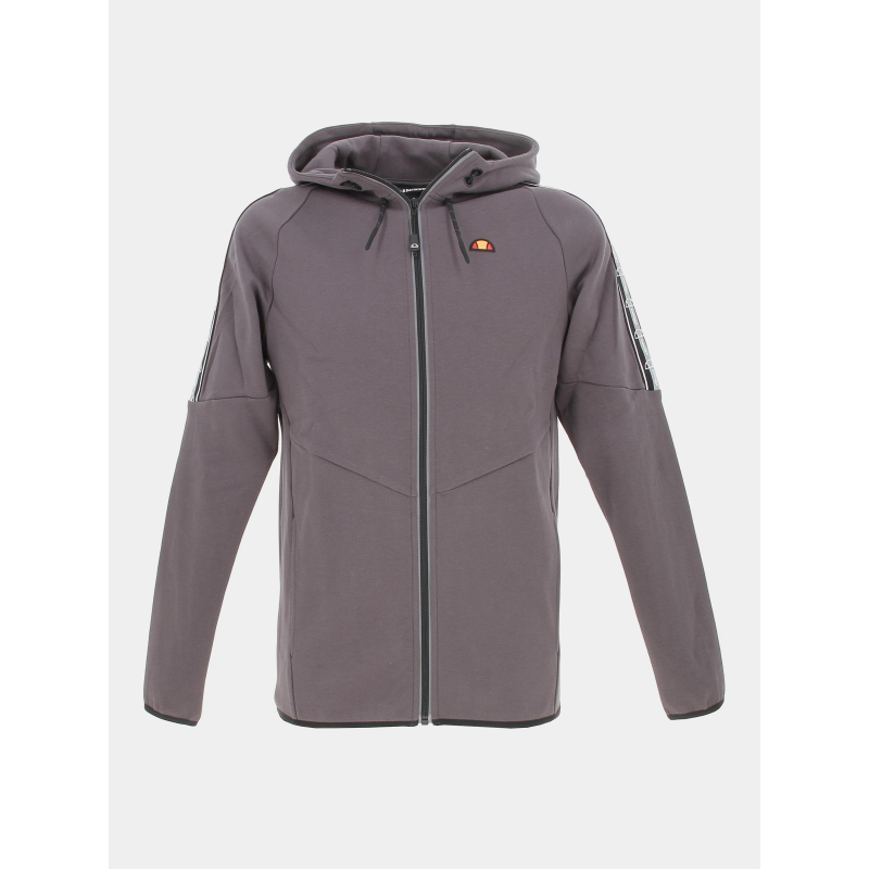 Sweat zippé à capuche paviso réfléchissant gris homme - Ellesse