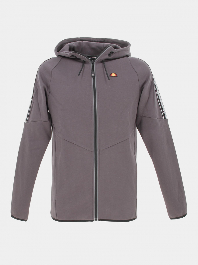 Sweat zippé à capuche paviso réfléchissant gris homme - Ellesse