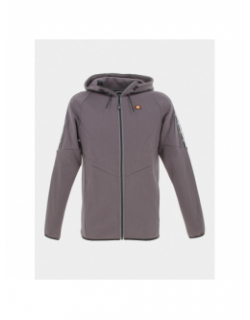 Sweat zippé à capuche paviso réfléchissant gris homme - Ellesse