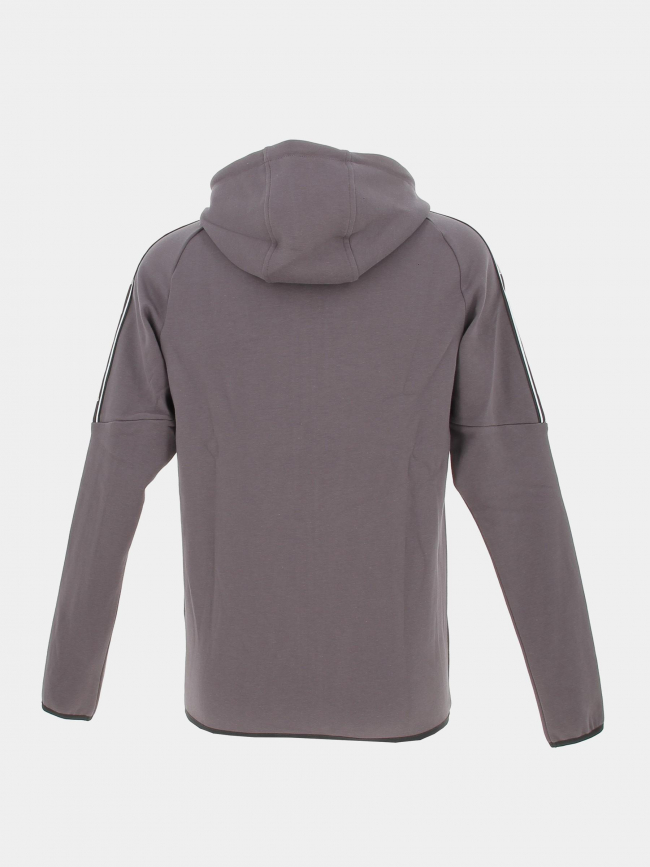 Sweat zippé à capuche paviso réfléchissant gris homme - Ellesse